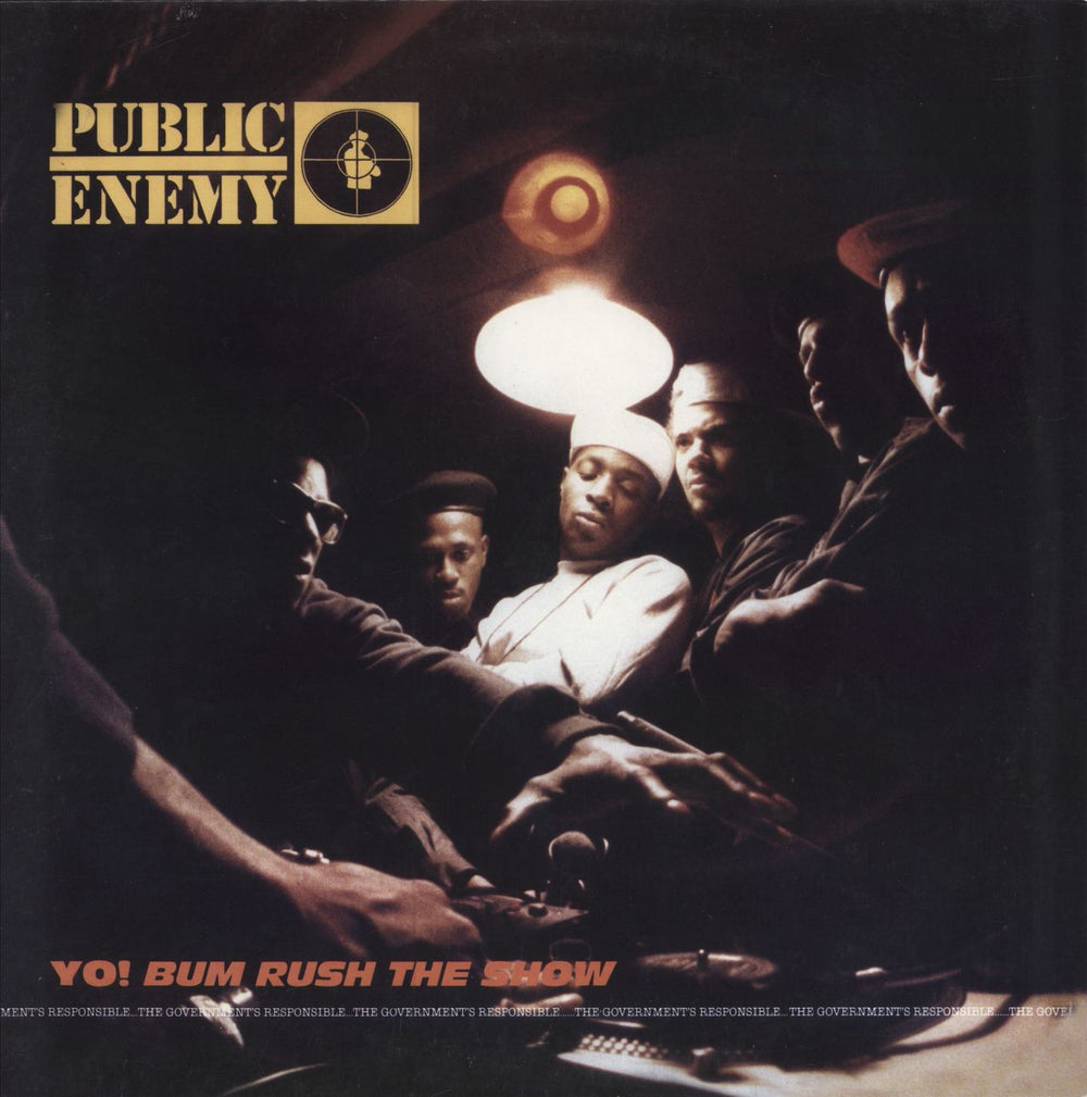 Public Enemy Yo! Bum Rush The Show + Insert UK vinyl LP album (LP record) 5341164