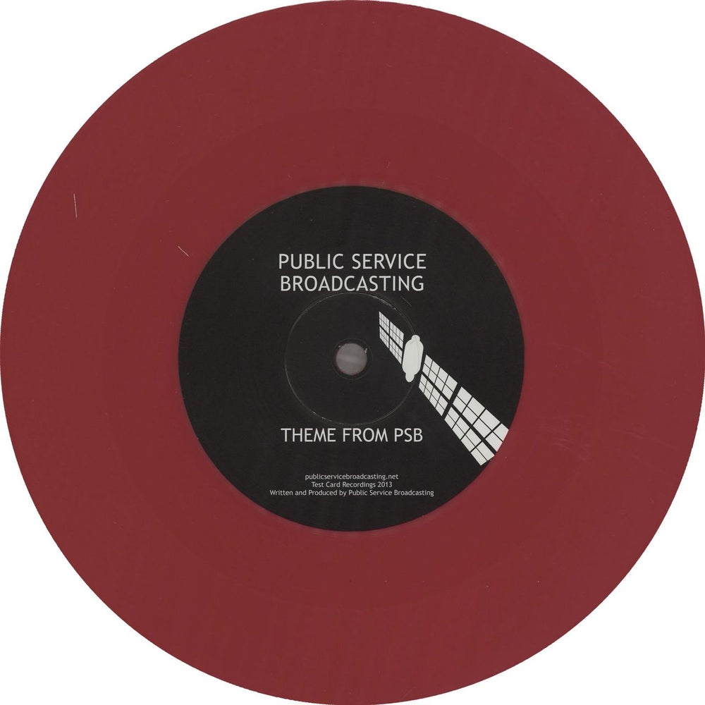 Public Service Broadcasting Theme From PSB - Pink Vinyl UK 7" vinyl single (7 inch record / 45) P9B07TH661393