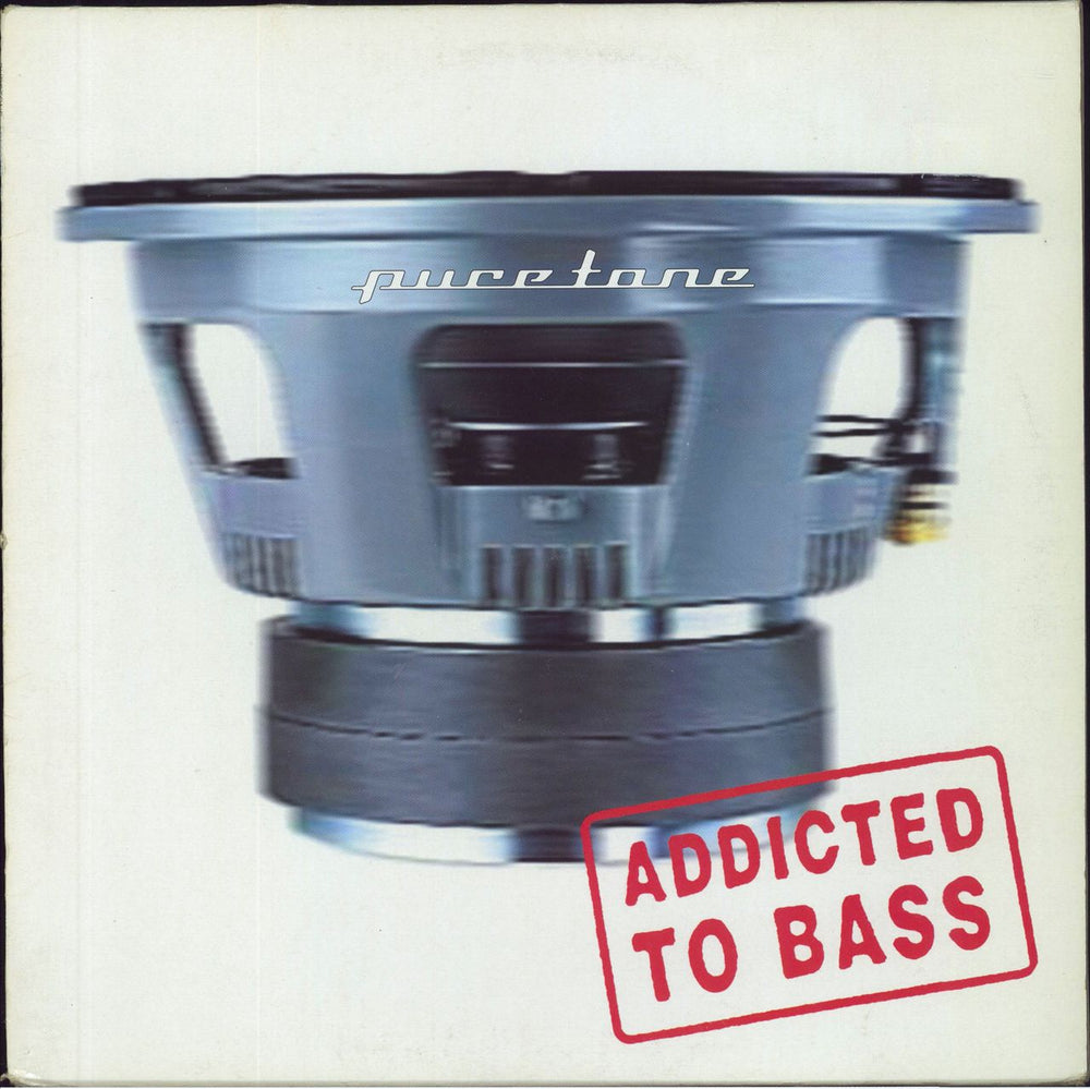 Puretone Addicted To Bass UK 12" vinyl single (12 inch record / Maxi-single) 12GUS6