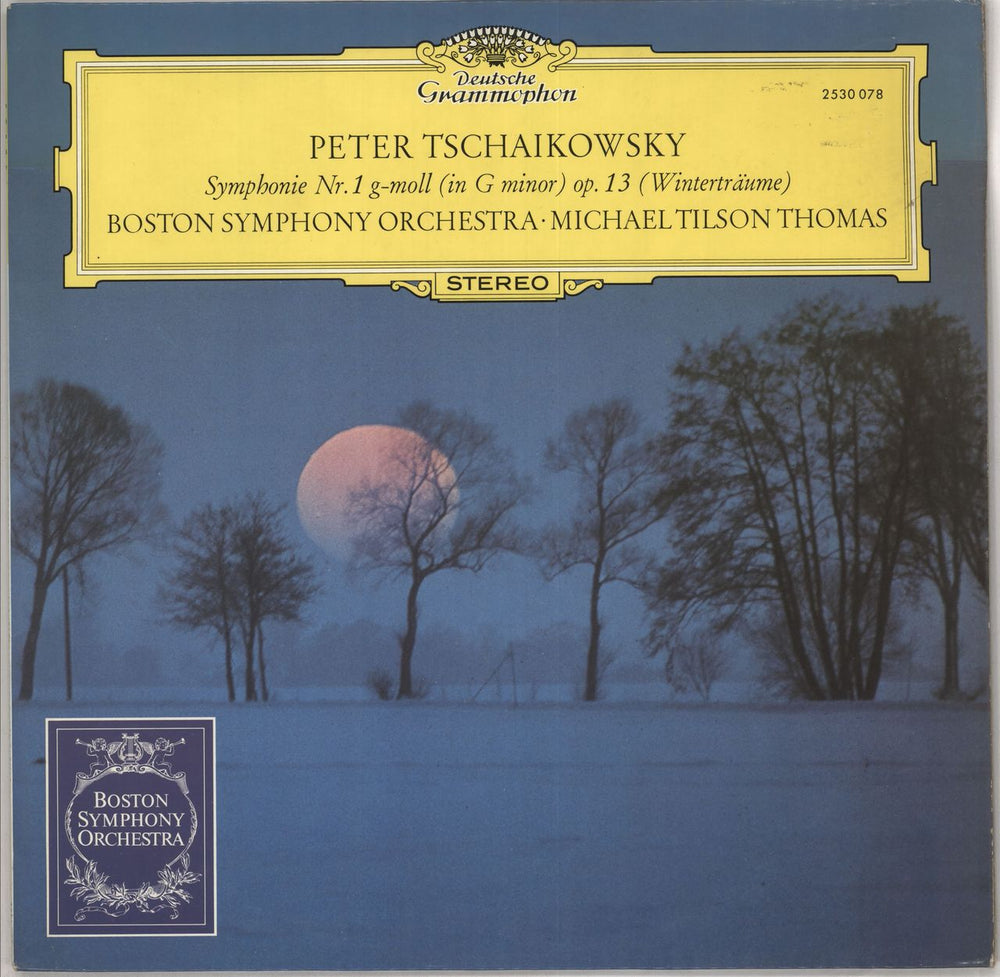 Pyotr Ilyich Tchaikovsky Symphony No. 1 in G minot, Op. 13 'Winter Dreams' German vinyl LP album (LP record) 2530078