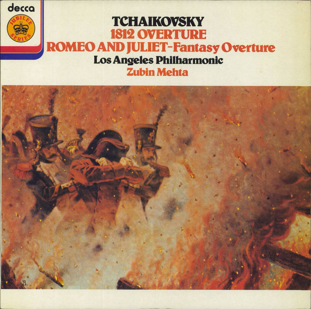 Pyotr Ilyich Tchaikovsky Tchaikovsky: 1812 Overture / Romeo And Juliet - Fantasy Overture UK vinyl LP album (LP record) JB96