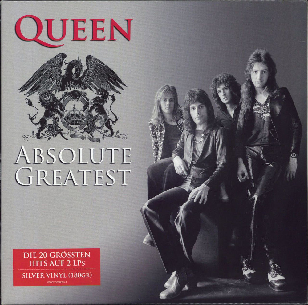 Queen Absolute Greatest - 180gram Silver Vinyl - Sealed German 2-LP vinyl record set (Double LP Album) 4006083866492