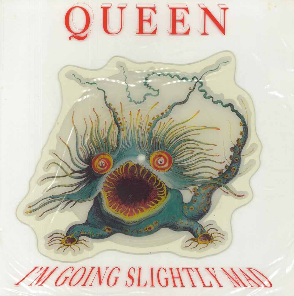Queen I'm Going Slightly Mad UK shaped picture disc (picture disc vinyl record) QUEENPD17