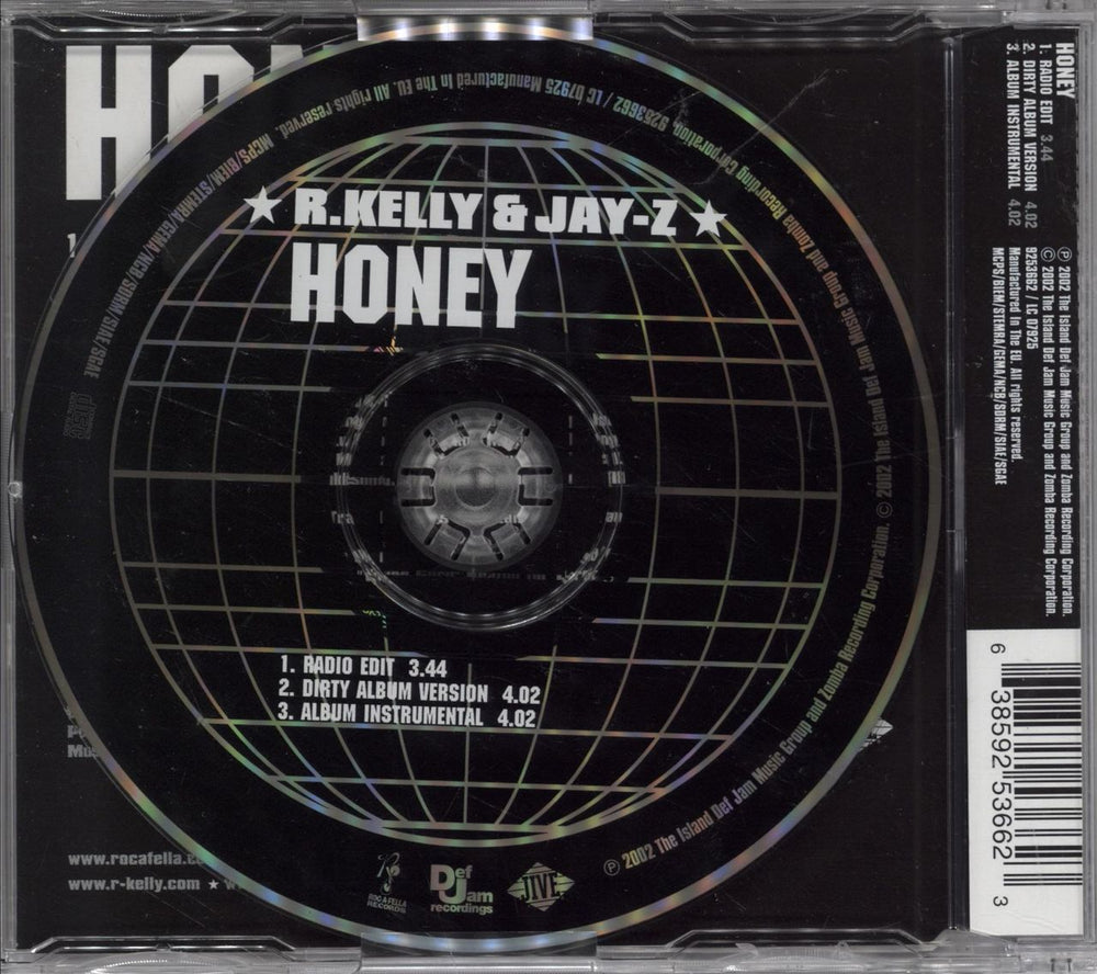 R Kelly Honey UK CD single (CD5 / 5") R-KC5HO214571