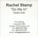 Rachel Stamp Do Me In UK Promo CD-R acetate CD-R ACETATE