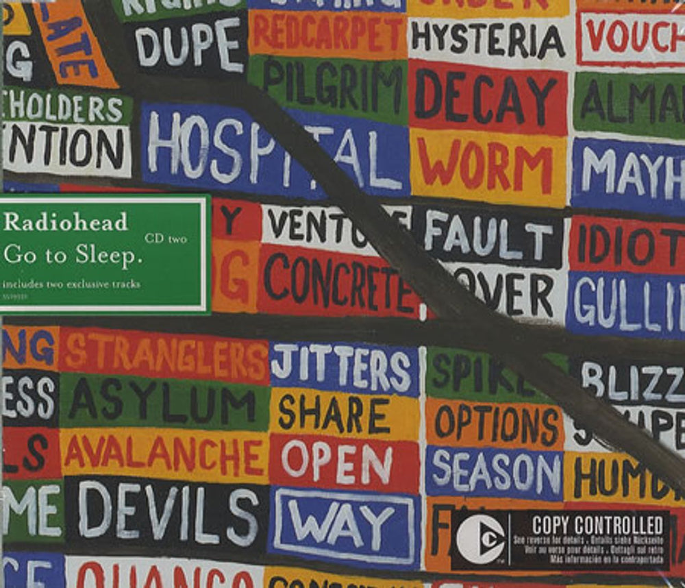 Radiohead Go To Sleep UK 2-CD single set (Double CD single) CDR/S6613