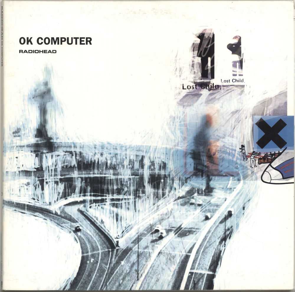 Radiohead OK Computer [2008 Edition] UK 2-LP vinyl record set (Double LP Album) NODATA02