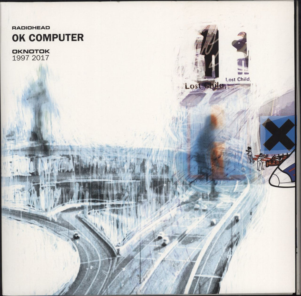 Radiohead OK Computer OKNOTOK 1997 2017 - Blue Vinyl UK 3-LP vinyl record set (Triple LP Album) XLLP868