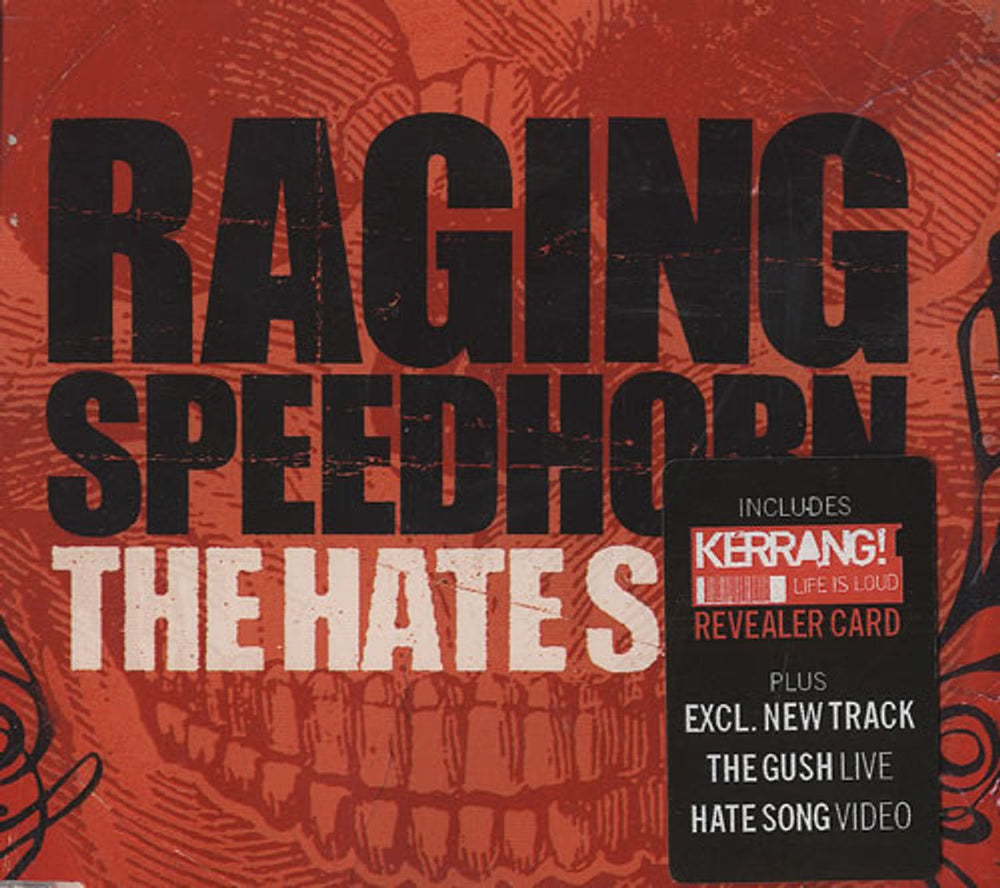 Raging Speedhorn The Hate Song UK CD single (CD5 / 5") RSH001CD