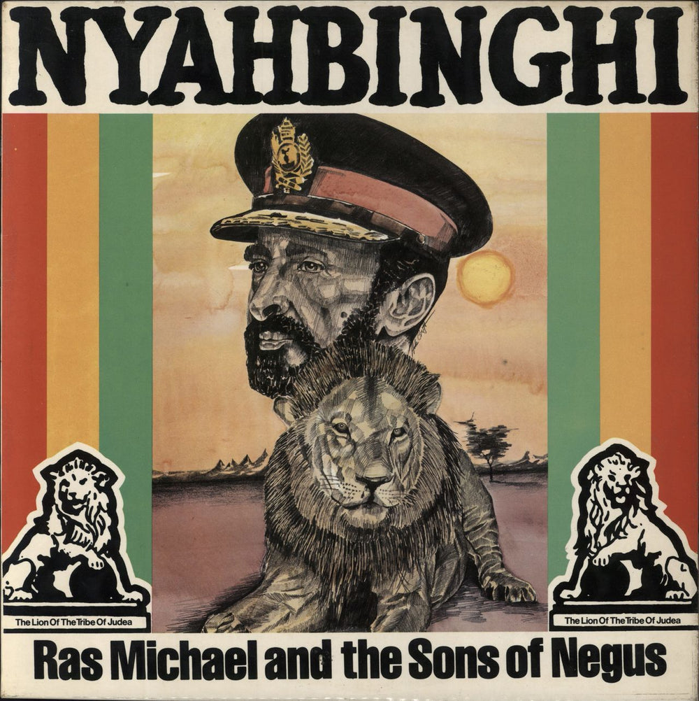 Ras Michael Nyahbinghi UK vinyl LP album (LP record) TRLS113