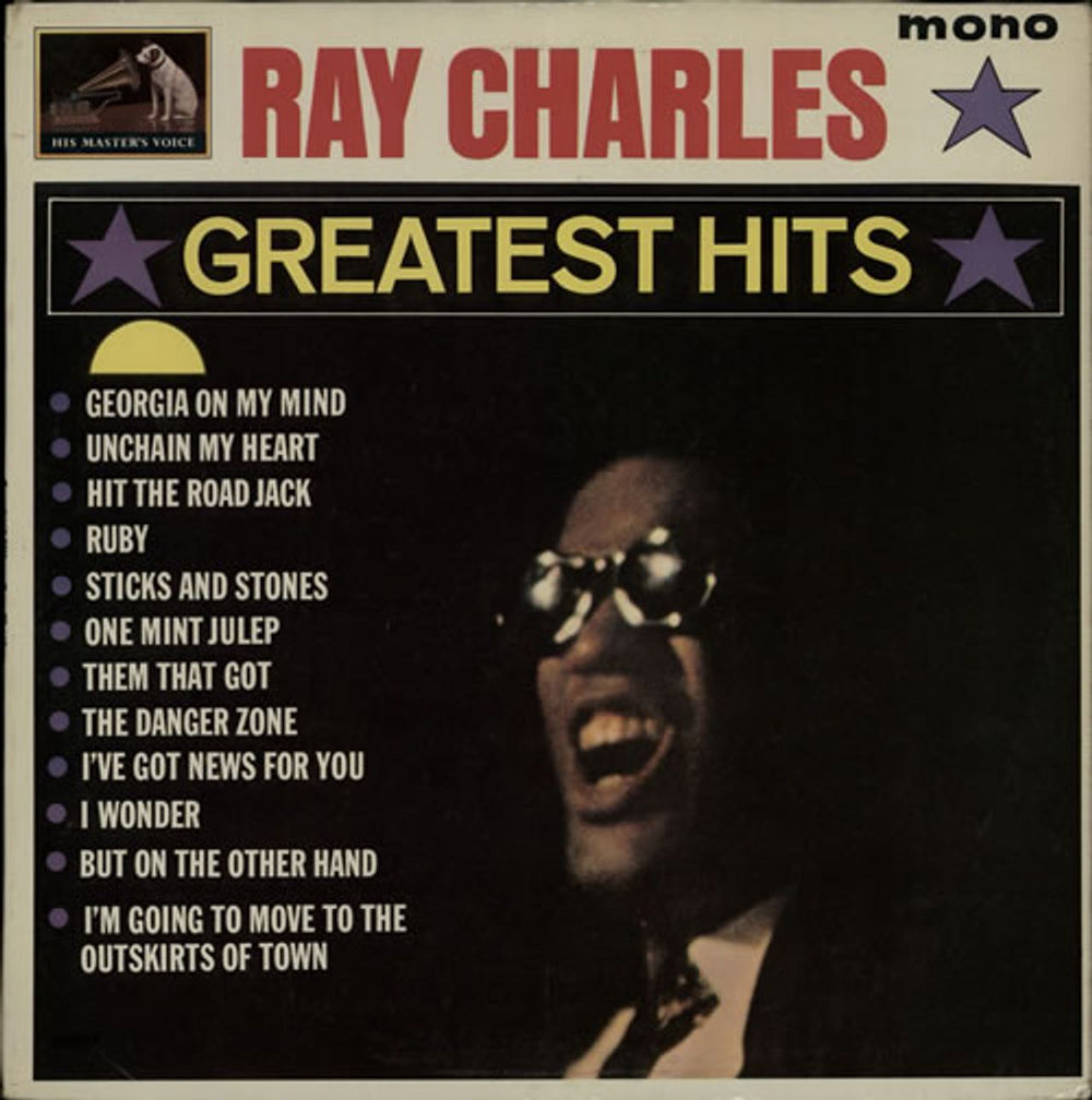 Ray Charles Greatest Hits UK vinyl LP album (LP record) CLP1626