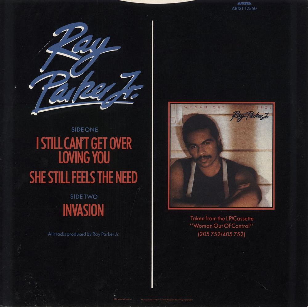 Ray Parker Jr I Still Can't Get Over Loving You UK 12" vinyl single (12 inch record / Maxi-single)