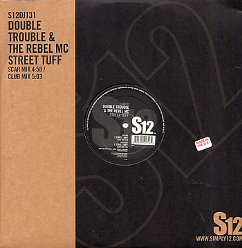 Rebel MC Street Tuff UK 12" vinyl single (12 inch record / Maxi-single) S12DJ131