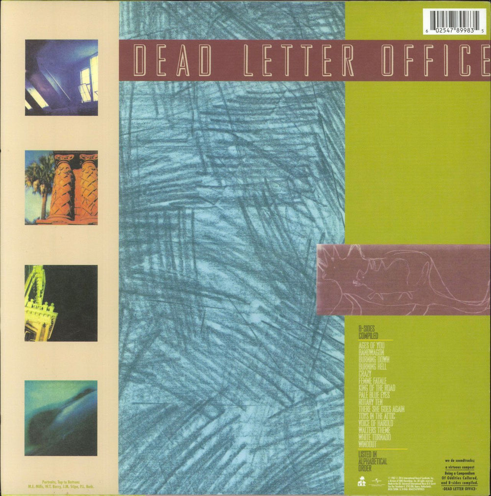 REM Dead Letter Office - 180gm UK vinyl LP album (LP record) REMLPDE820933