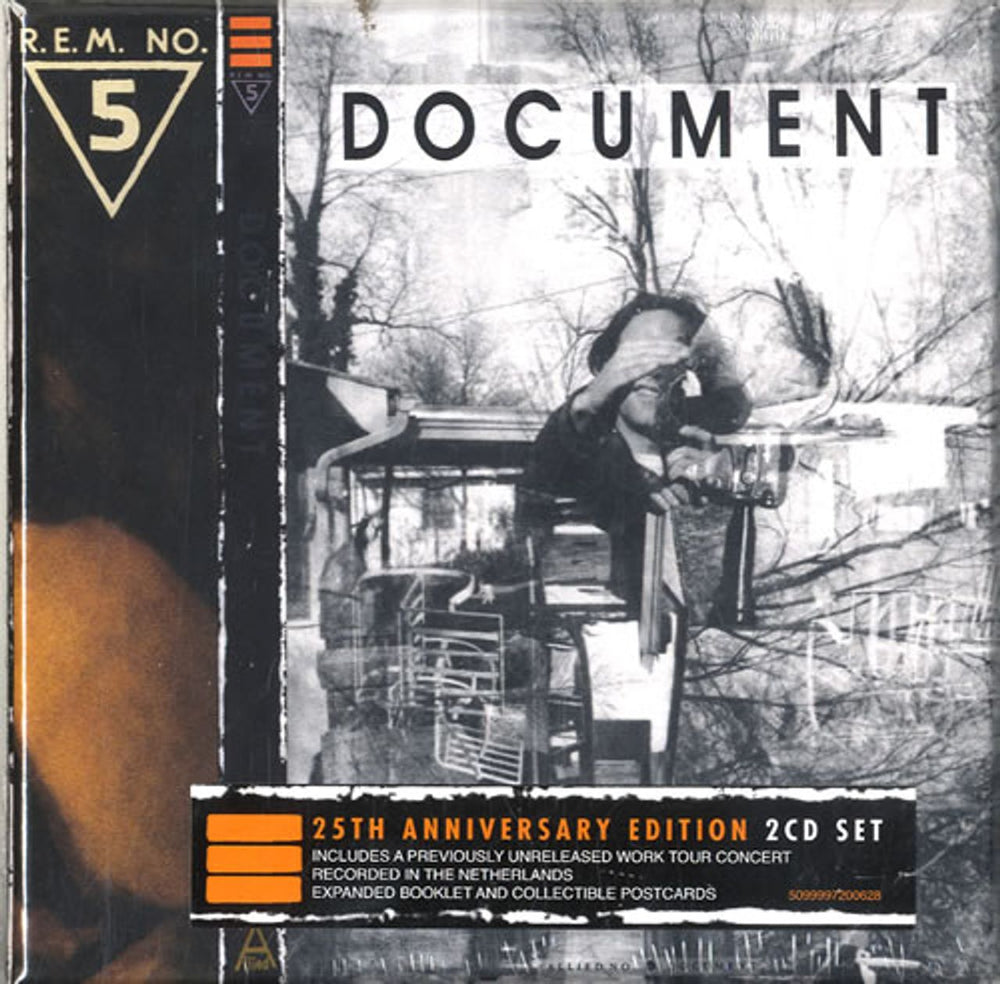 REM Document: 25th Anniversary Edition - Sealed UK 2 CD album set (Double CD) 5099997200628