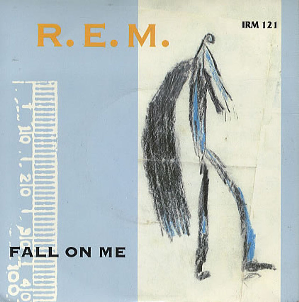 REM Fall On Me UK 7" vinyl single (7 inch record / 45) IRM121