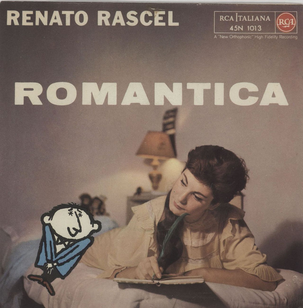 Renato Rascel Romantica + Sleeve Italian 7" vinyl single (7 inch record / 45) 45N1013