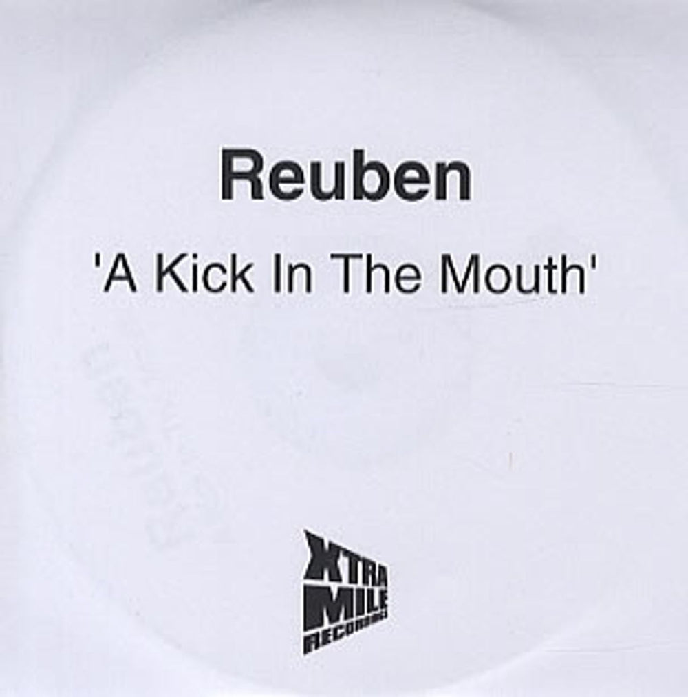 Reuben A Kick In The Mouth UK Promo CD-R acetate CD-R ACETATE