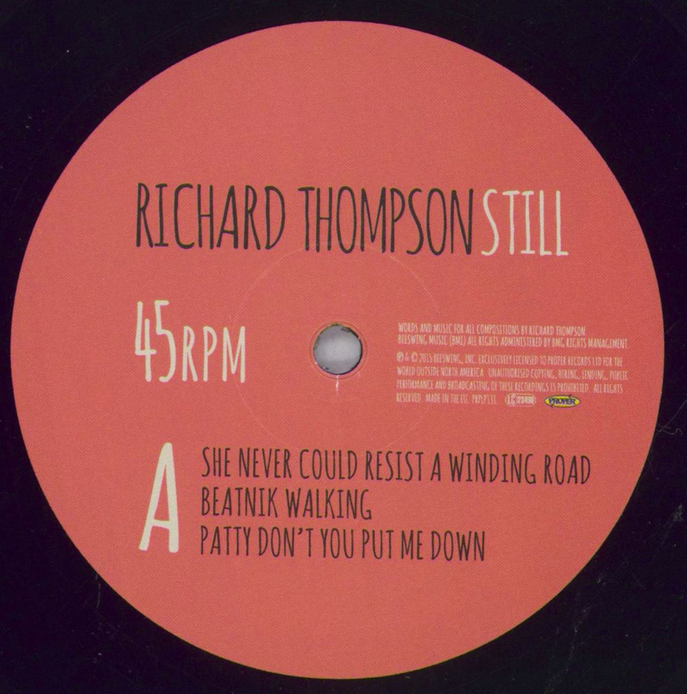 Richard Thompson Still UK 2-LP vinyl record set (Double LP Album) RTH2LST825464