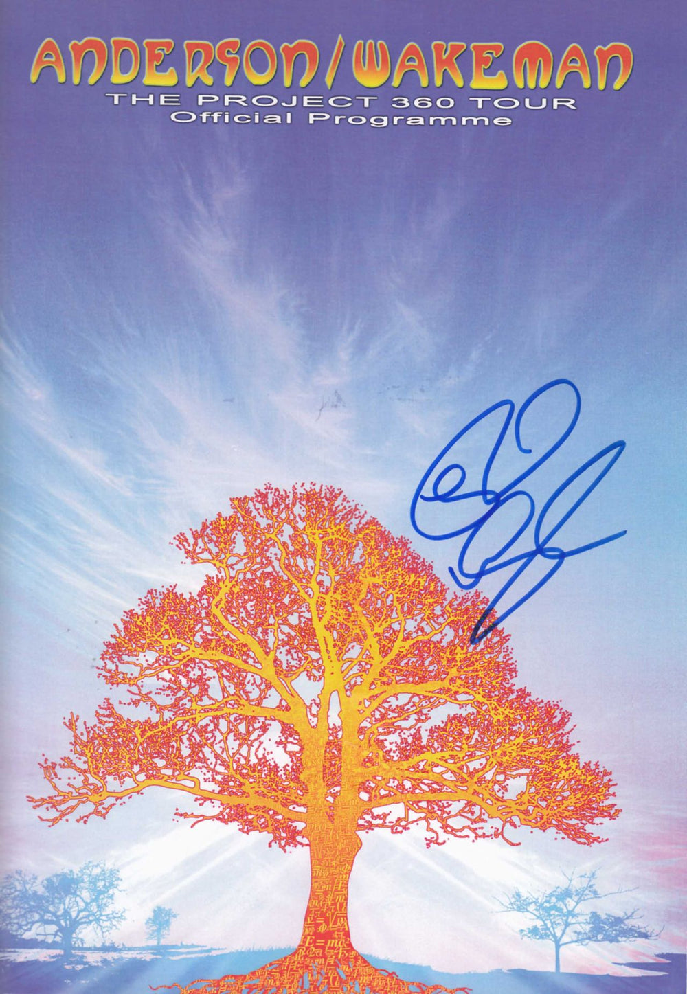 Rick Wakeman The Project 360 Tour - Autographed UK tour programme TOUR PROGRAMME