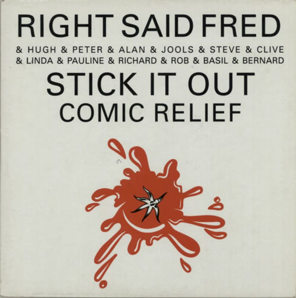 Right Said Fred Stick It Out UK 12" vinyl single (12 inch record / Maxi-single) 12COMIC1