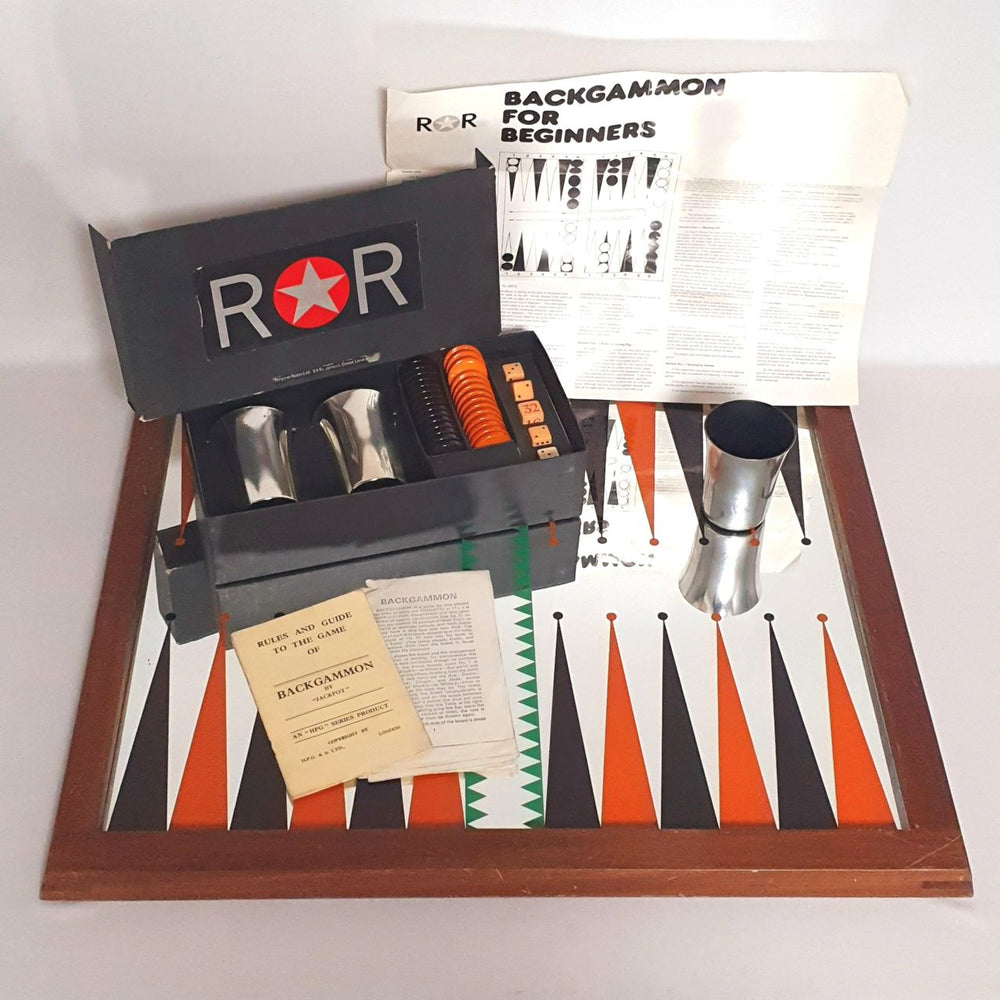 Ringo Or Robin Backgammon Set - Wooden Frame UK Promo memorabilia BACKGAMMON SET