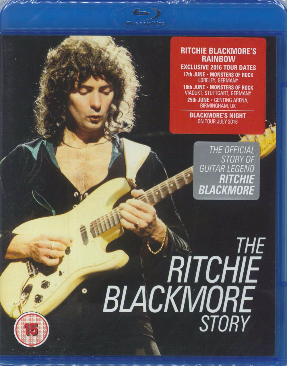 Ritchie Blackmore The Richie Blackmore Story - Sealed UK Blu Ray DVD ERBRD5258