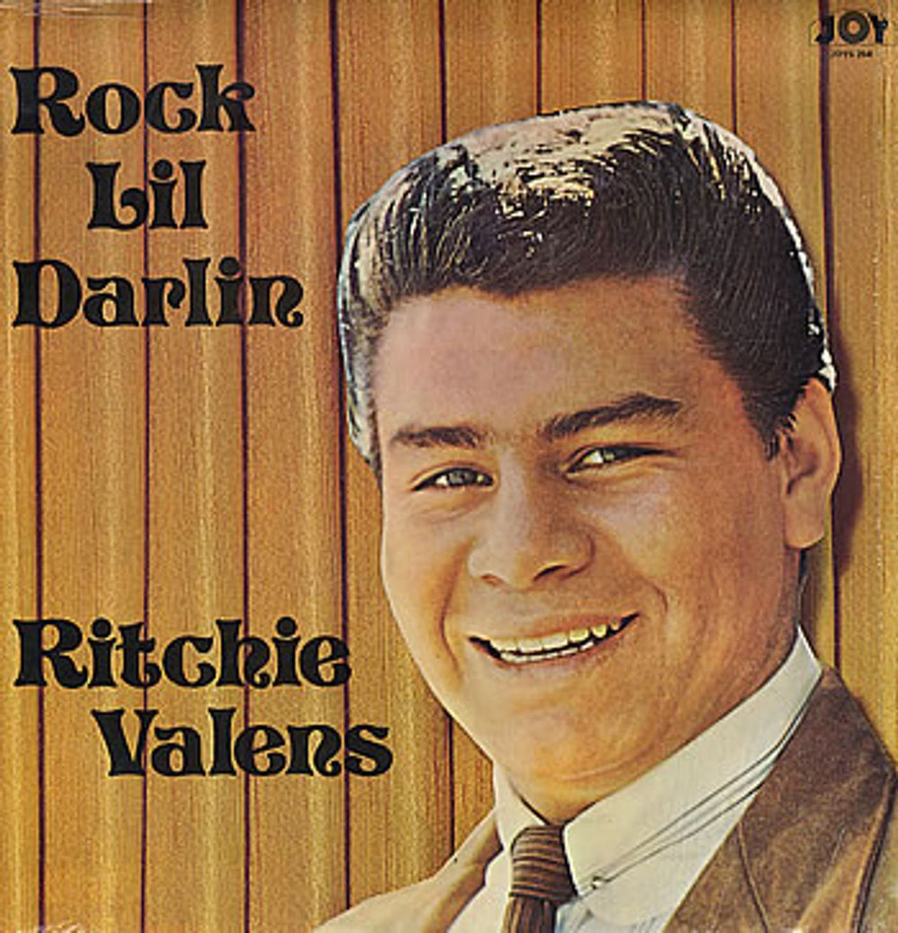 Ritchie Valens Rock Lil Darlin UK vinyl LP album (LP record) JOYS254