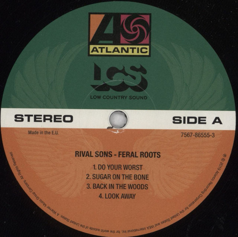 Rival Sons Feral Roots UK 2-LP vinyl record set (Double LP Album) R9V2LFE825331