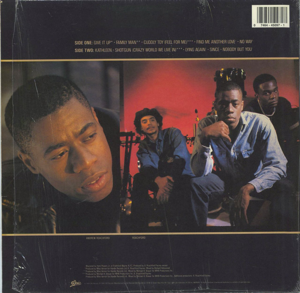 Roachford Roachford - Shrink US vinyl LP album (LP record) 5099746063016