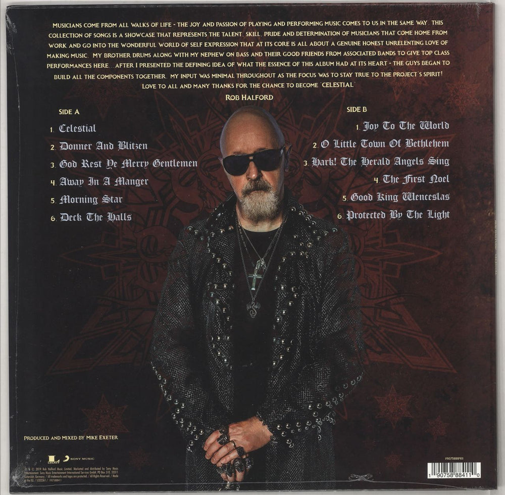 Rob Halford Celestial - 150gm Vinyl - Sealed UK vinyl LP album (LP record) 190758884110