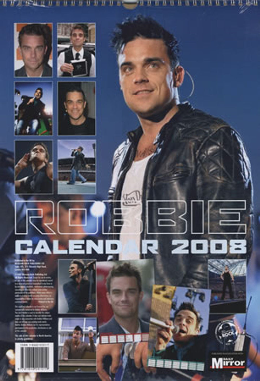 Robbie Williams Calendar 2008 UK calendar RWICACA401218