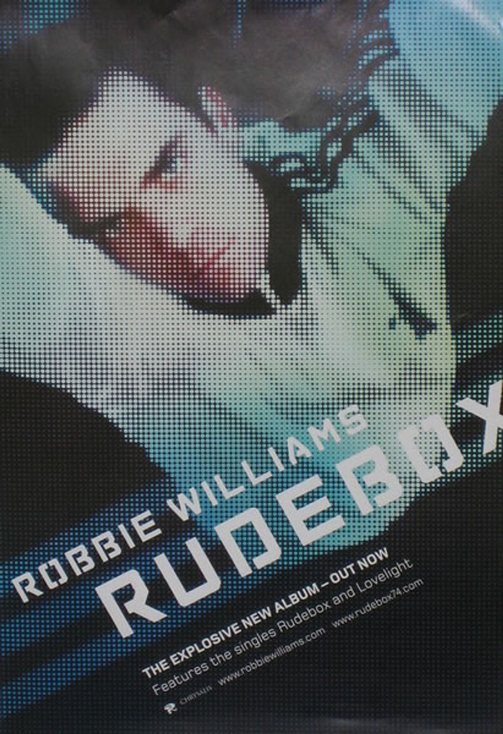 Robbie Williams Rudebox UK poster POSTER