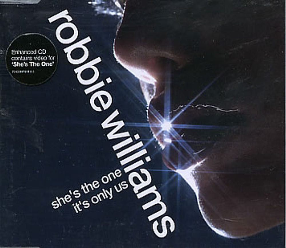 Robbie Williams She's The One / It's Only Us UK CD single (CD5 / 5") CDCHS5112