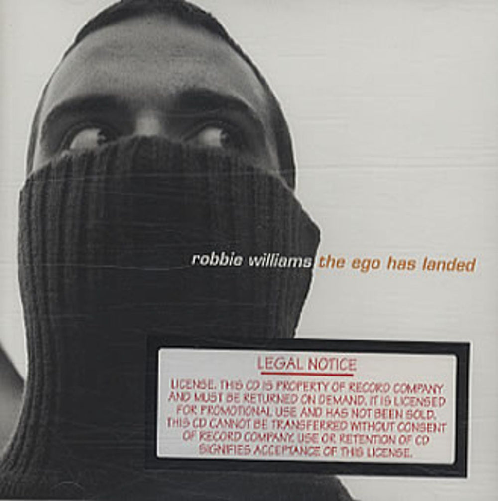 Robbie Williams The Ego Has Landed US Promo CD album (CDLP) CDP4977262