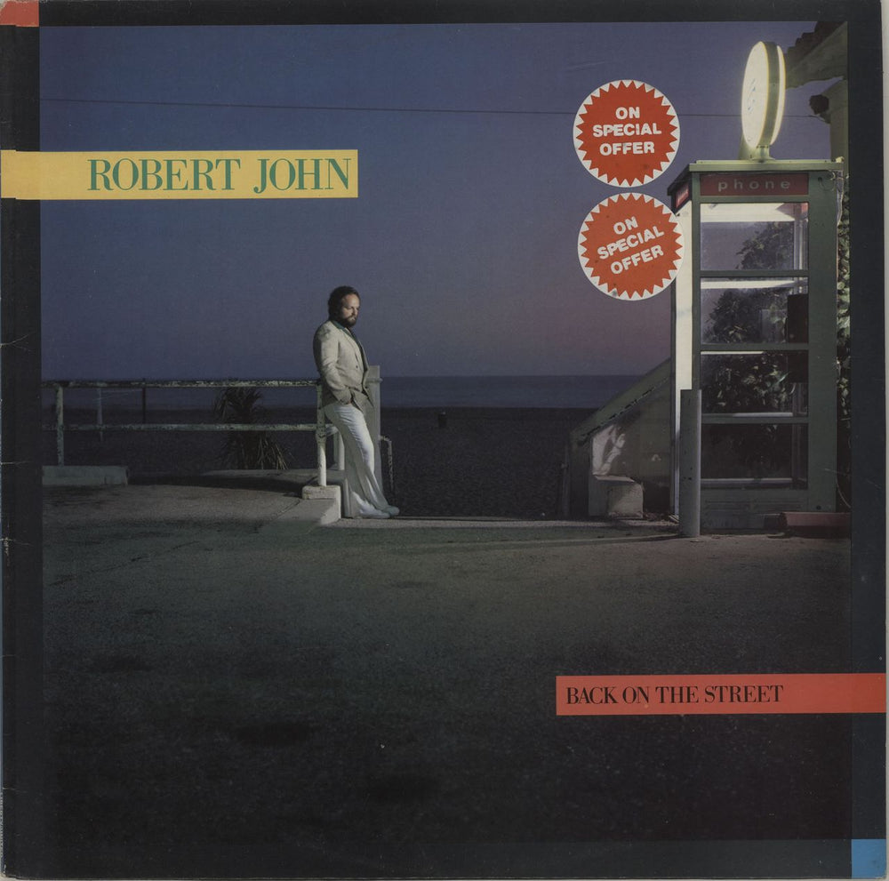 Robert John Back On The Street UK vinyl LP album (LP record) AML3014