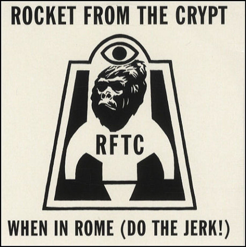 Rocket From The Crypt When In Rome (Do the Jerk!) UK Promo CD single (CD5 / 5") ELM47CDP