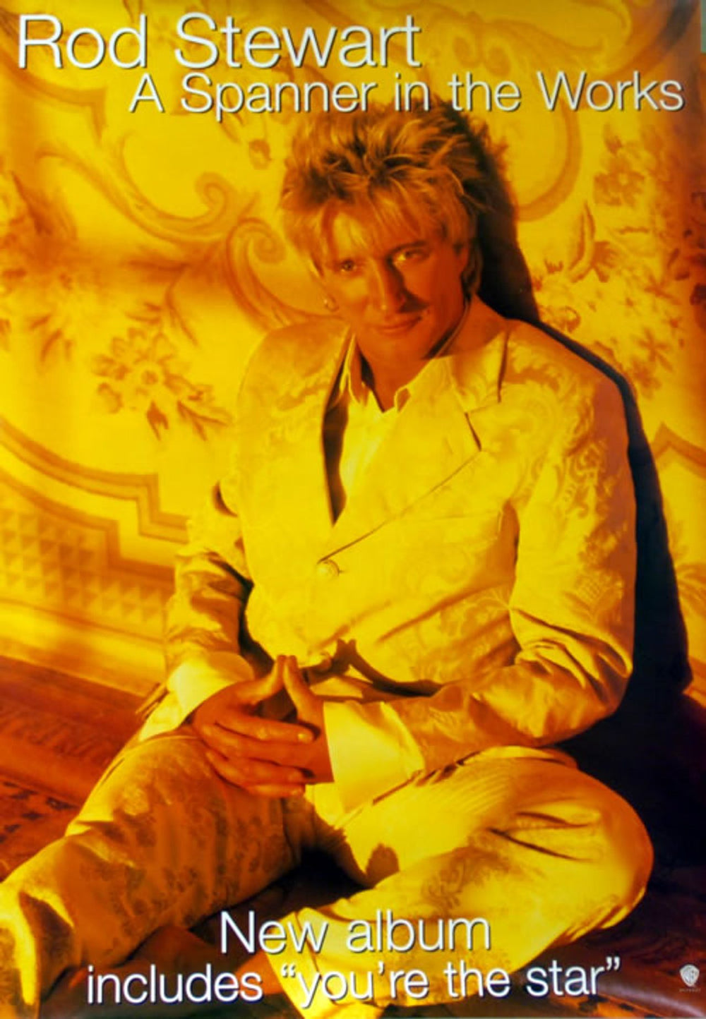 Rod Stewart A Spanner In The Works US Promo poster 23 X 33