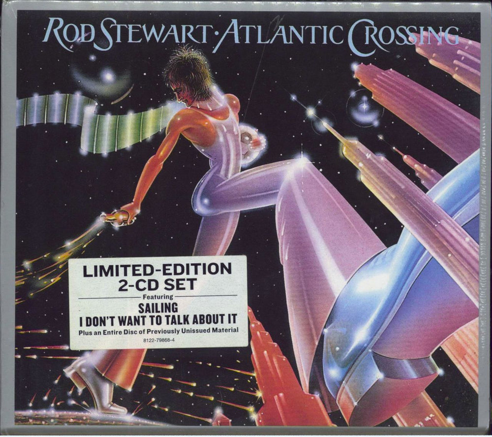 Rod Stewart Atlantic Crossing: Remastered - Sealed UK 2 CD album set (Double CD) 8122798684