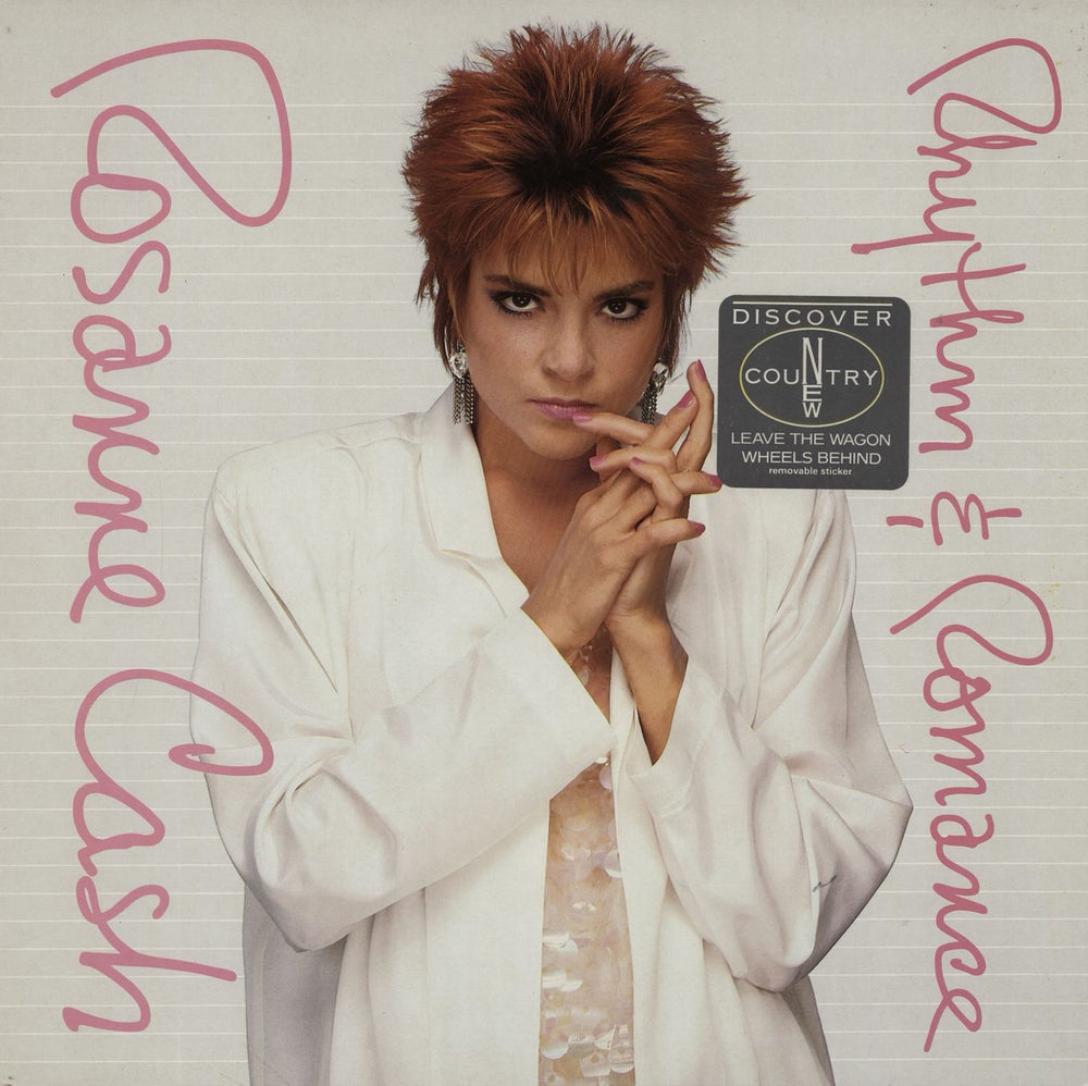 Rosanne Cash Rhythm And Romance - Promo Stamped UK vinyl LP album (LP record) 26366