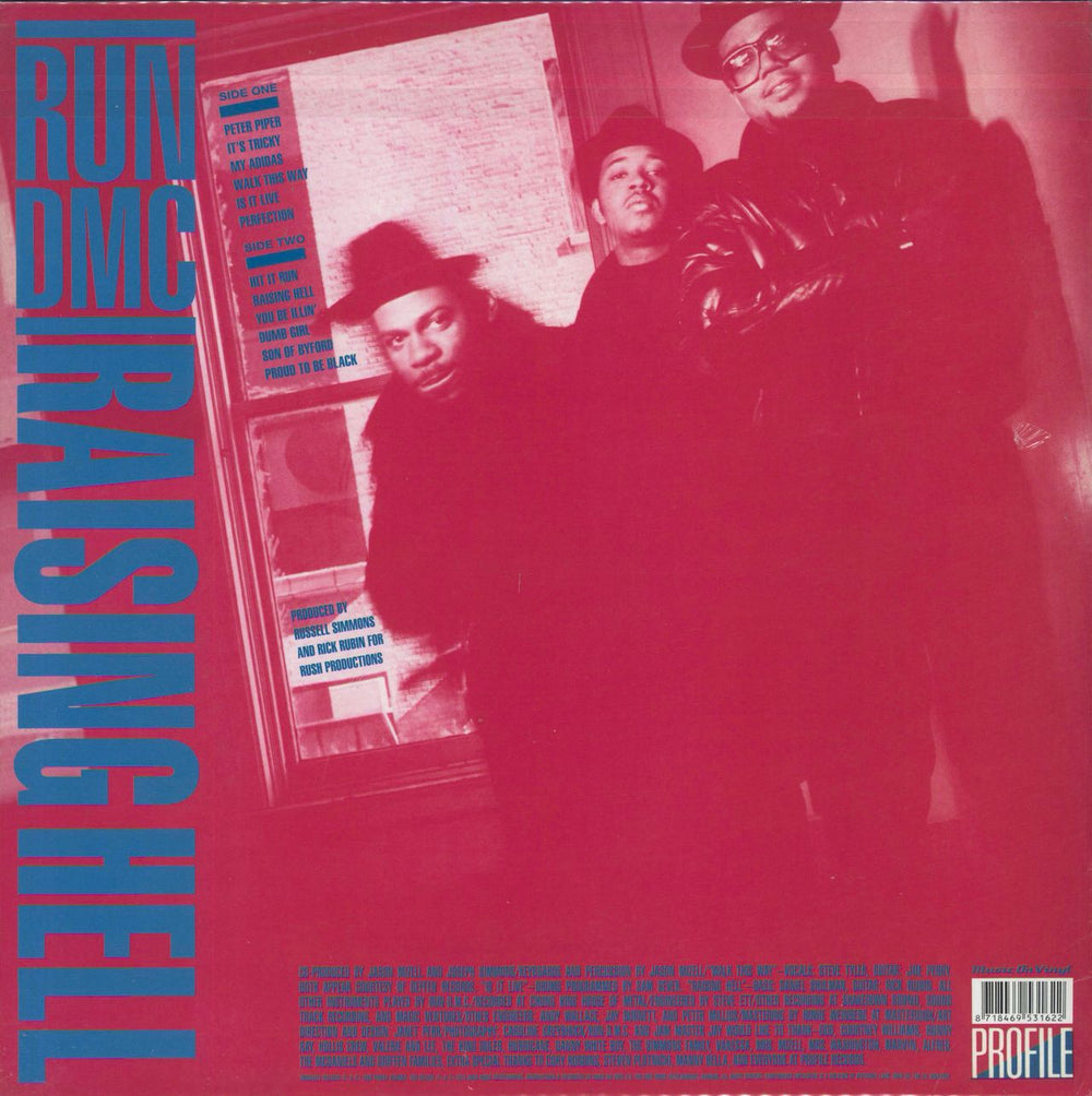 Run DMC Raising Hell - 180gm Vinyl UK vinyl LP album (LP record) 8718469531622