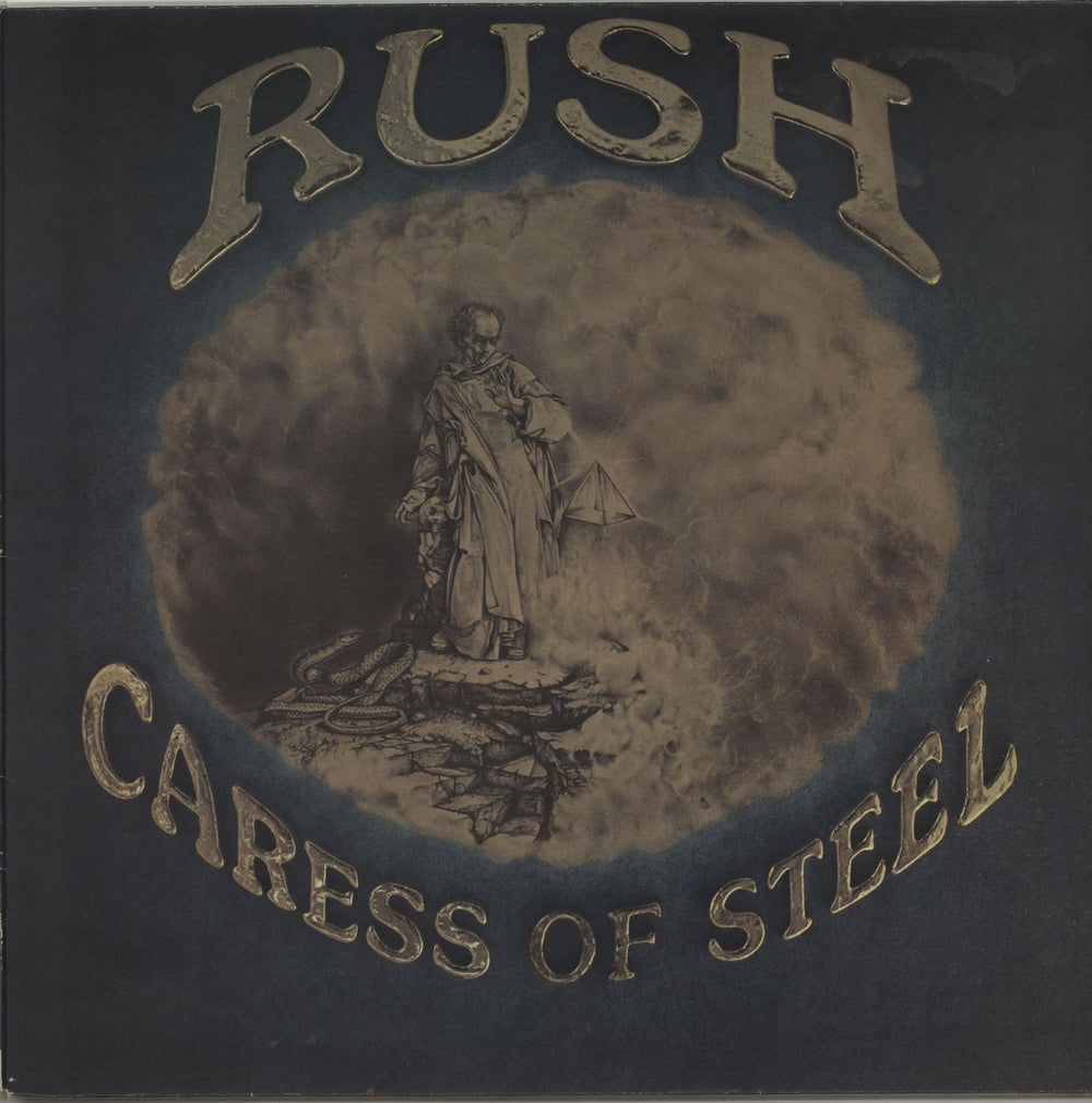 Rush Caress Of Steel -VG UK vinyl LP album (LP record) PRICE20