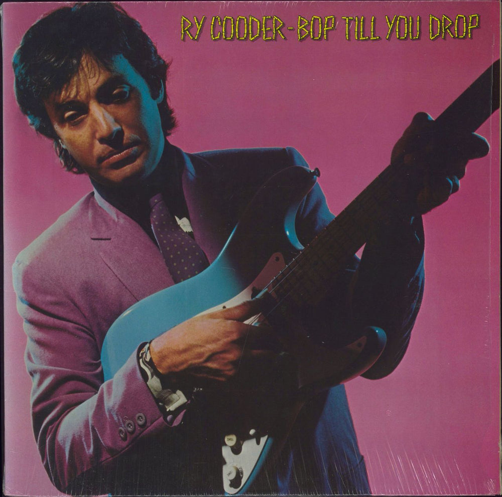 Ry Cooder Bop Till You Drop - Shrink US vinyl LP album (LP record) BSK-3358