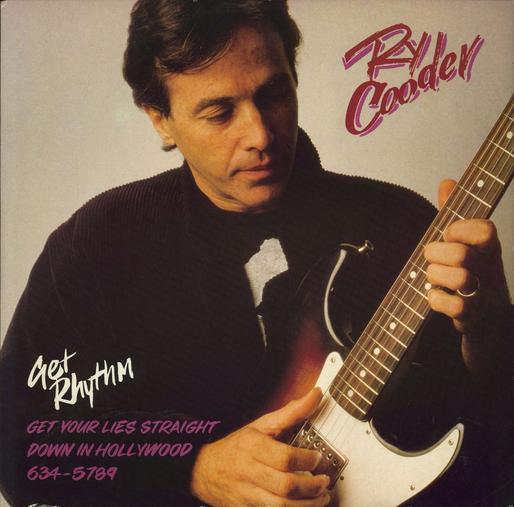 Ry Cooder Get Rhythm UK 12" vinyl single (12 inch record / Maxi-single) W8107T