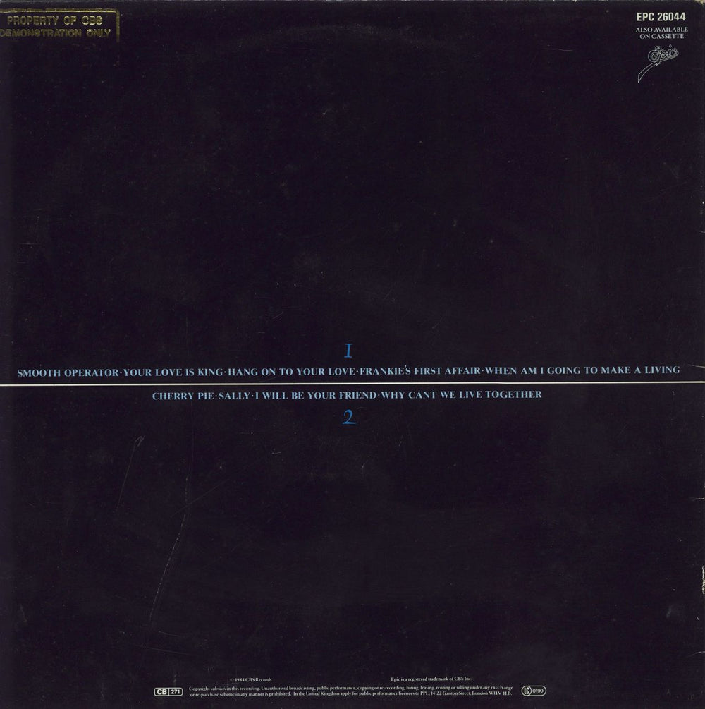 Sade Diamond Life - gold stamp UK vinyl LP album (LP record)