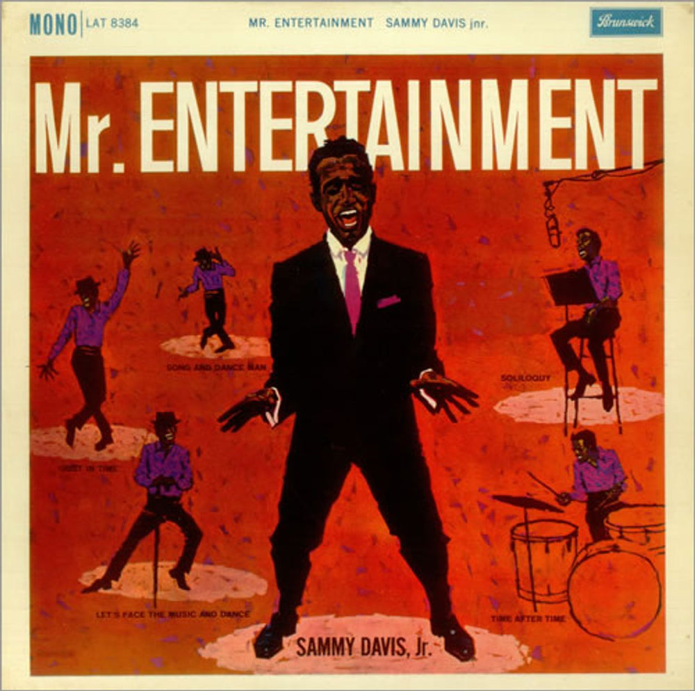 Sammy Davis Jr Mr. Entertainment UK vinyl LP album (LP record) LAT8384