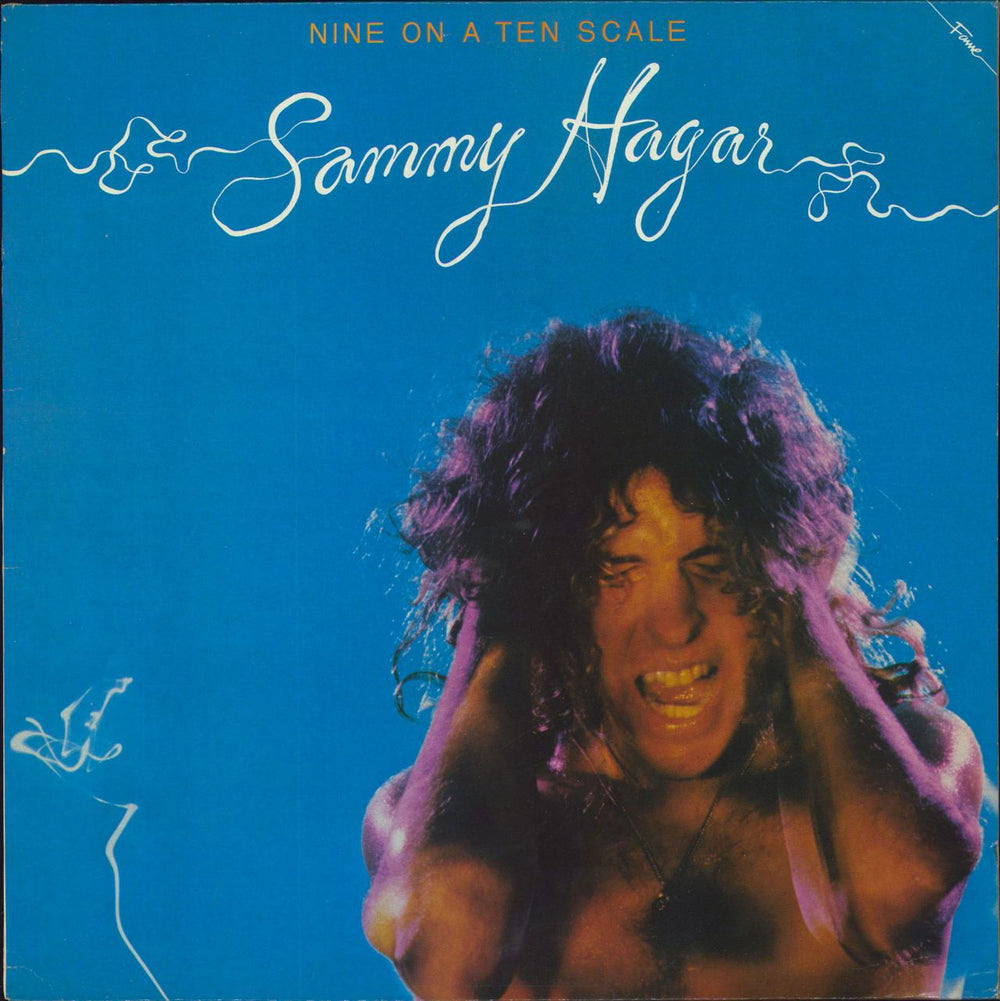 Sammy Hagar Nine On A Ten Scale UK vinyl LP album (LP record) FA3068