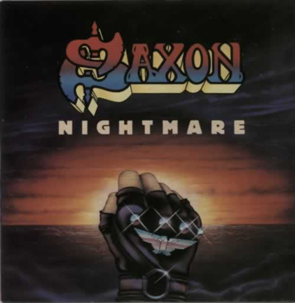Saxon Nightmare UK 7" vinyl single (7 inch record / 45) CAR284