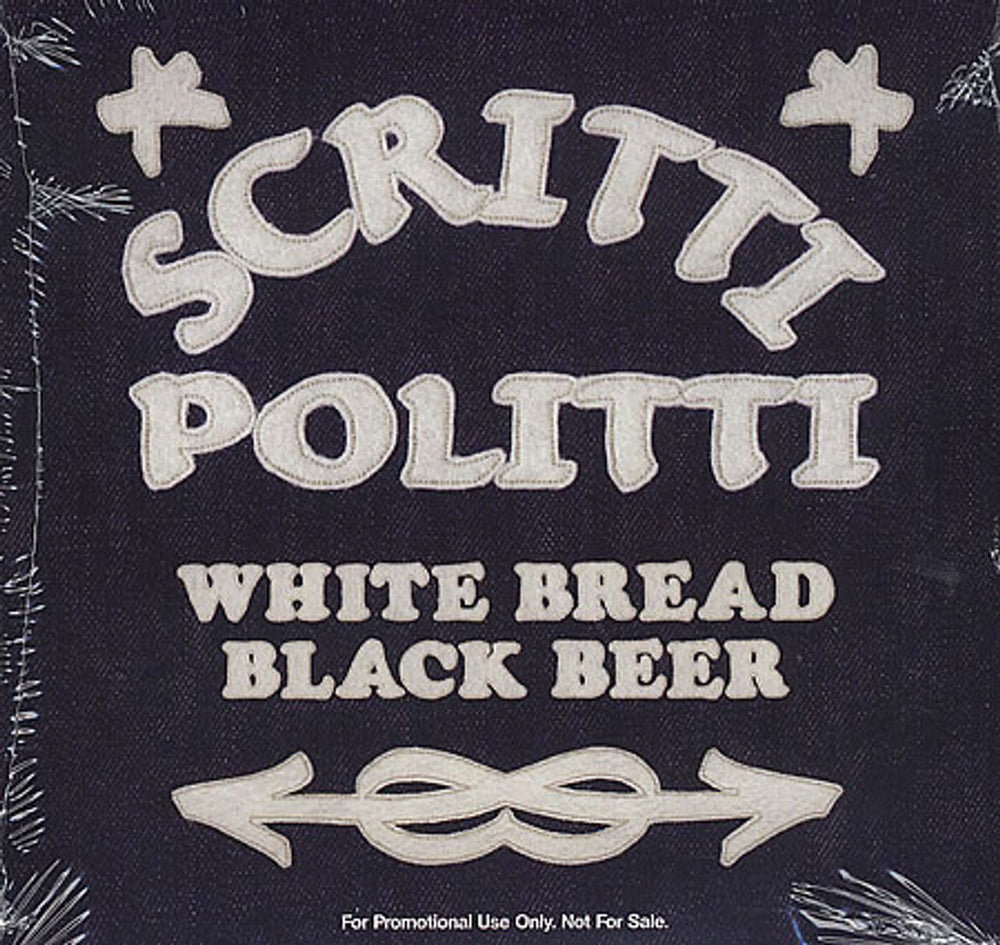 Scritti Politti White Bread Black Beer US Promo CD album (CDLP) PRO-301942