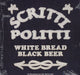 Scritti Politti White Bread Black Beer US Promo CD album (CDLP) PRO-301942